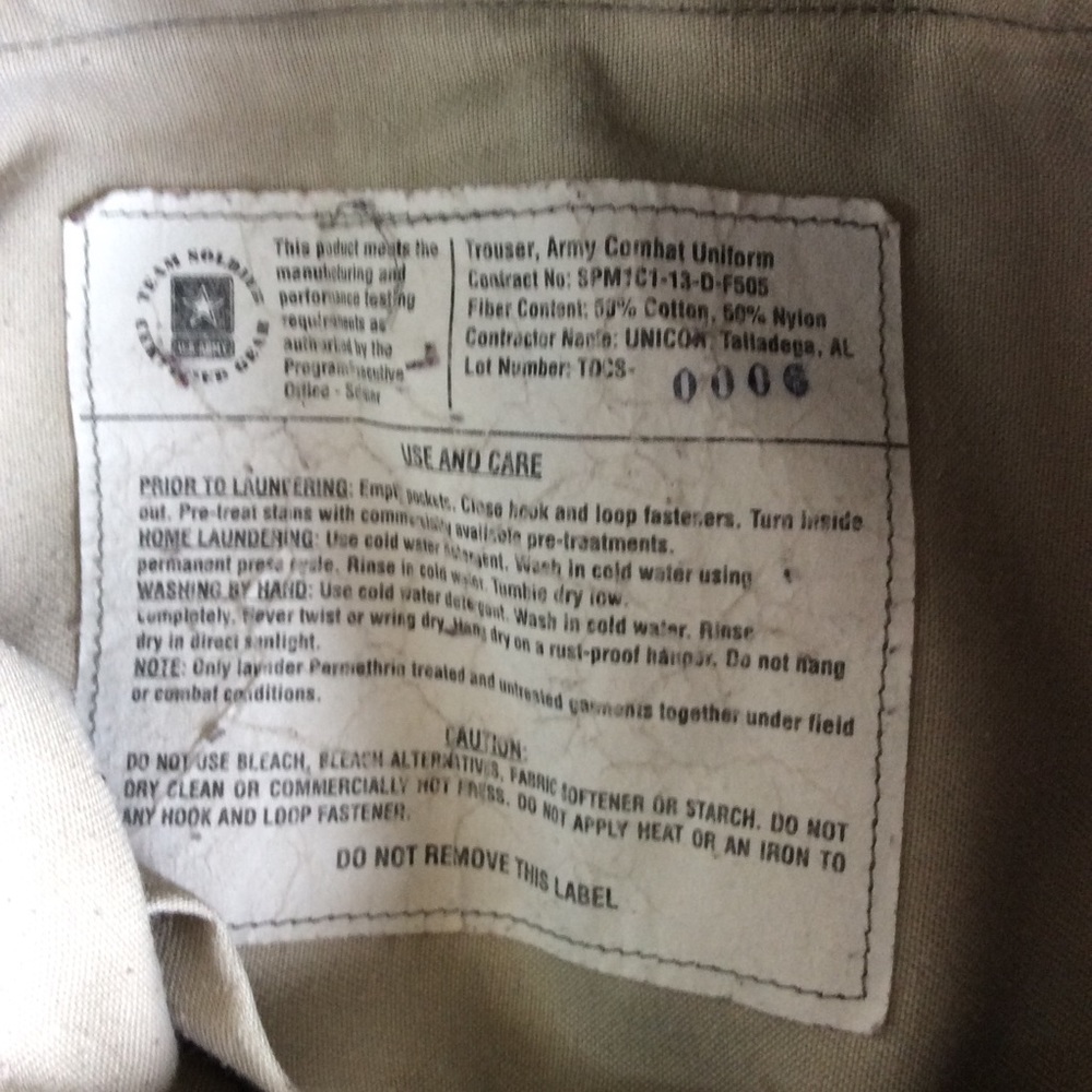 Military combat pant - Picture 7 of 8